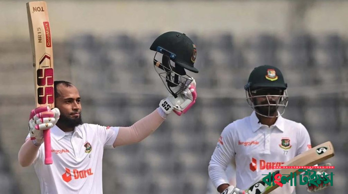 বড় লিড নিয়ে থামল বাংলাদেশ